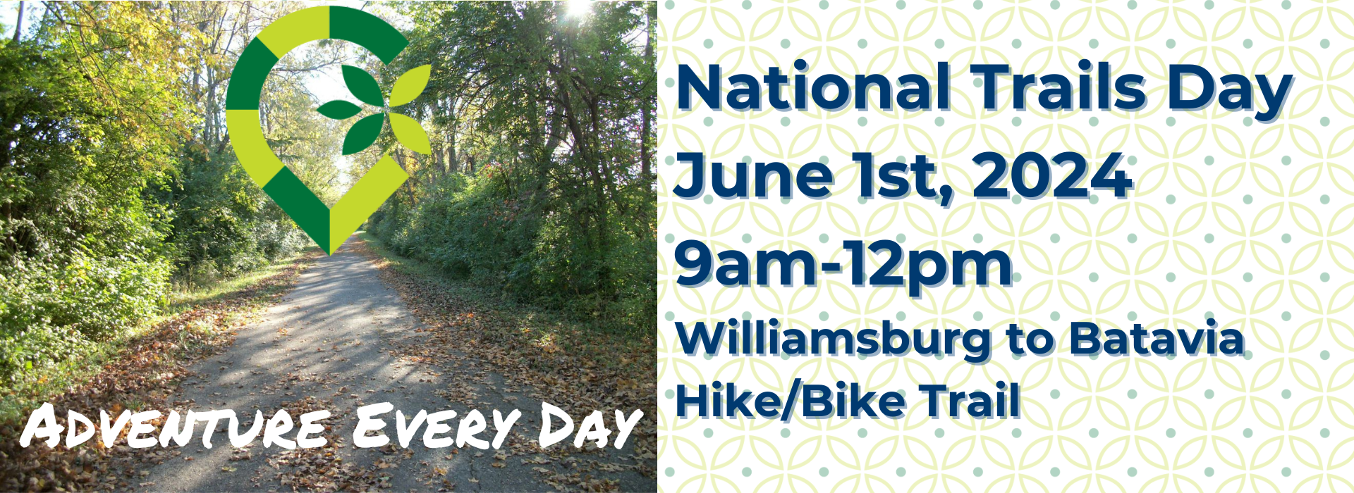 National Trails Day is Saturday June 1st